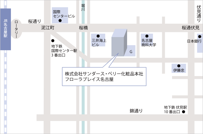 本社 (フローラ プレイス名古屋)のマップ